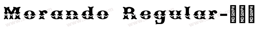 Morando Regular字体转换